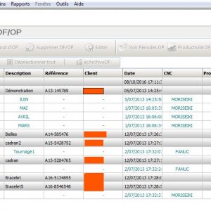 GESTION DES ORDRES DE FABRICATION