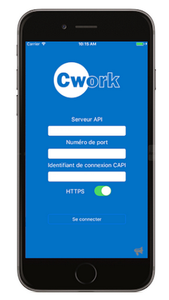 Cwork APP accueil