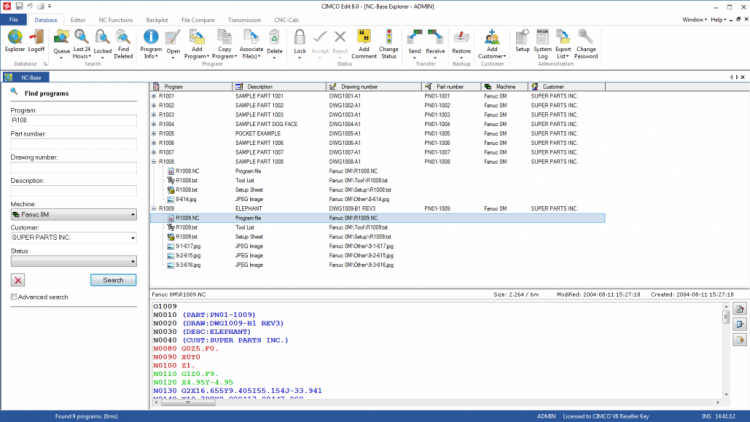 cimco nc base capture